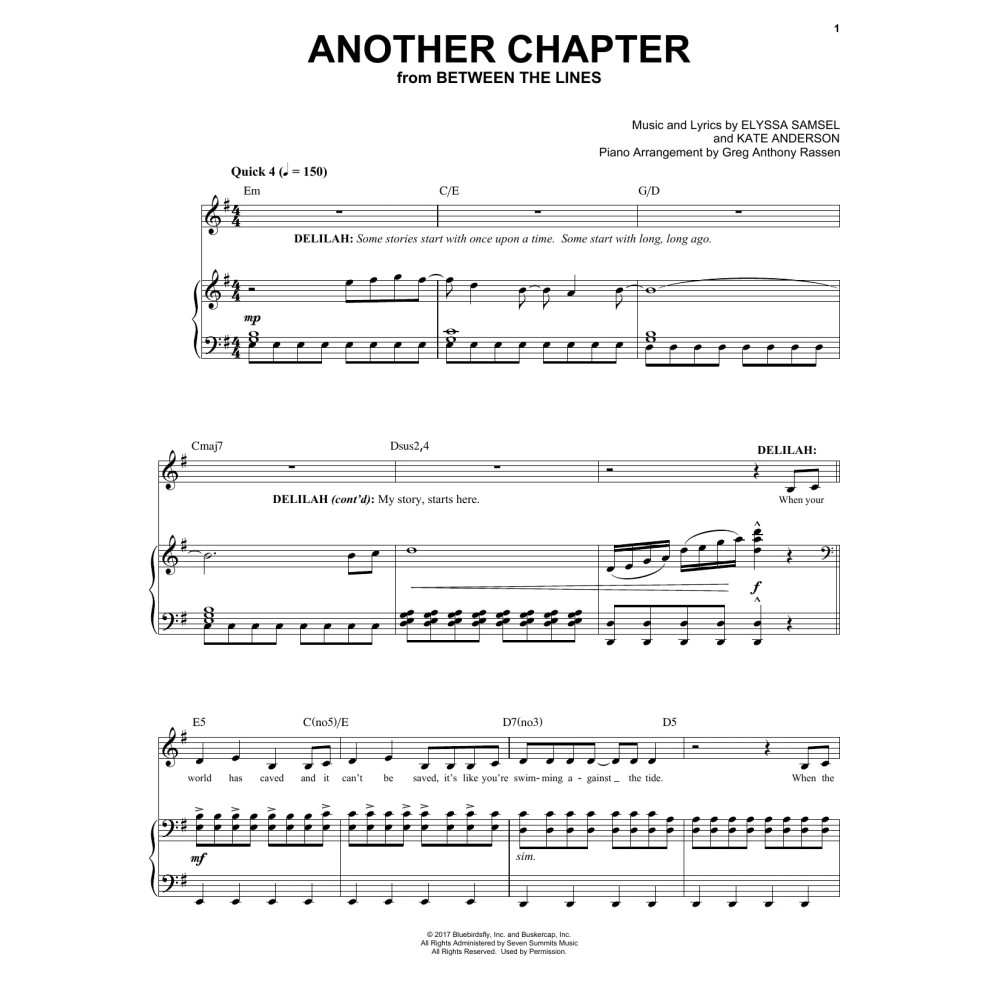 Another Chapter (from Between The Lines)