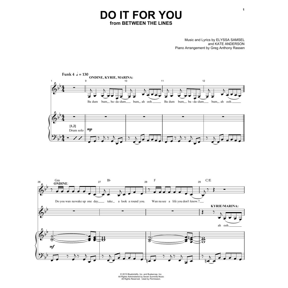 Do It For You (from Between The Lines)