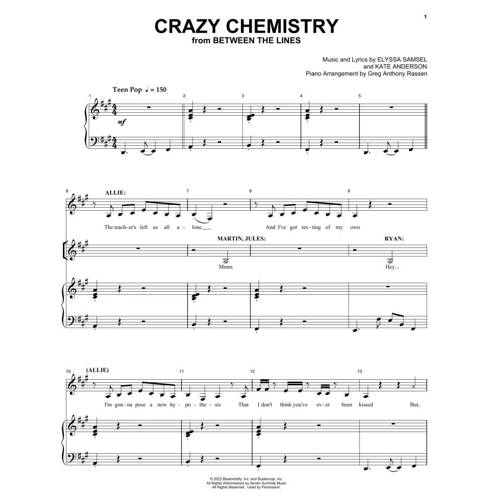 Crazy Chemistry (from Between The Lines)