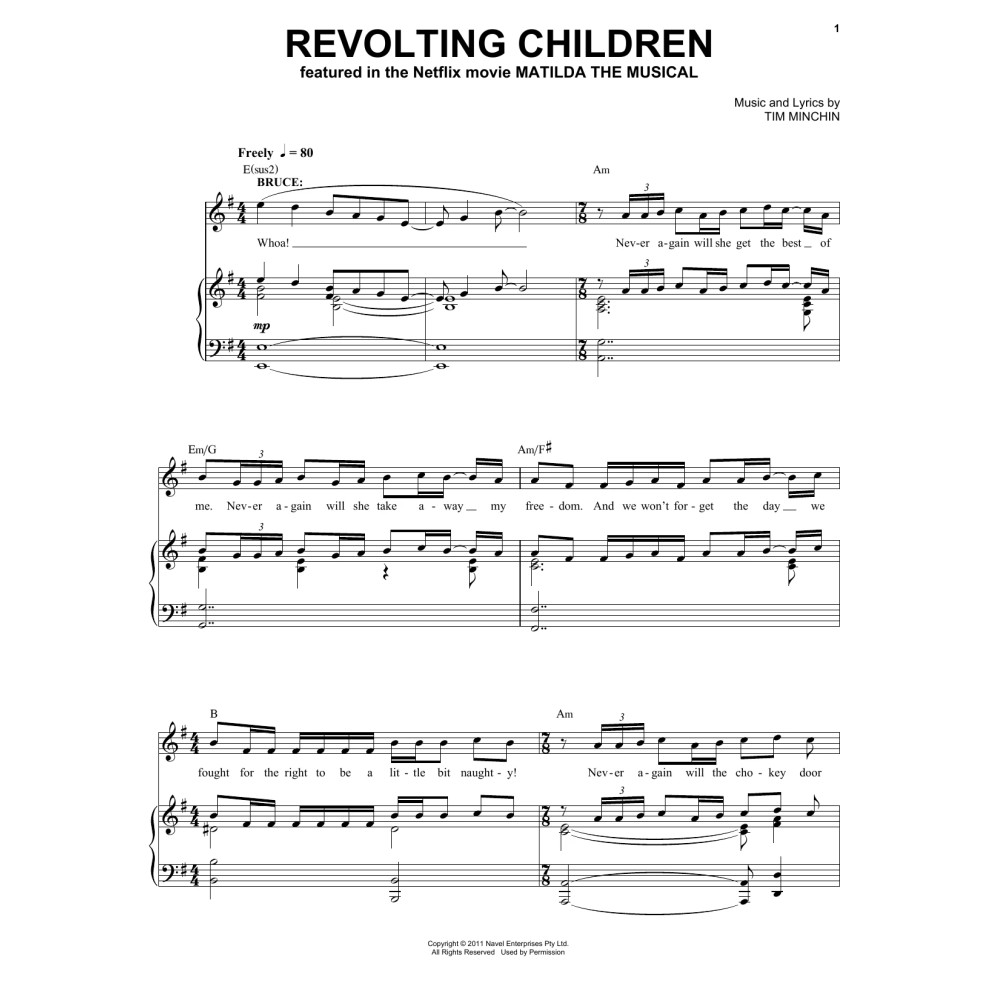 Revolting Children (from the Netflix movie Matilda The Musical)