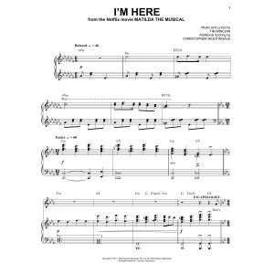 I'm Here (from the Netflix movie Matilda The Musical)