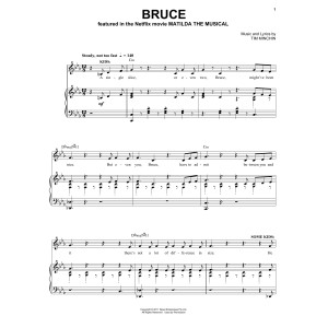 Bruce (from the Netflix movie Matilda The Musical)
