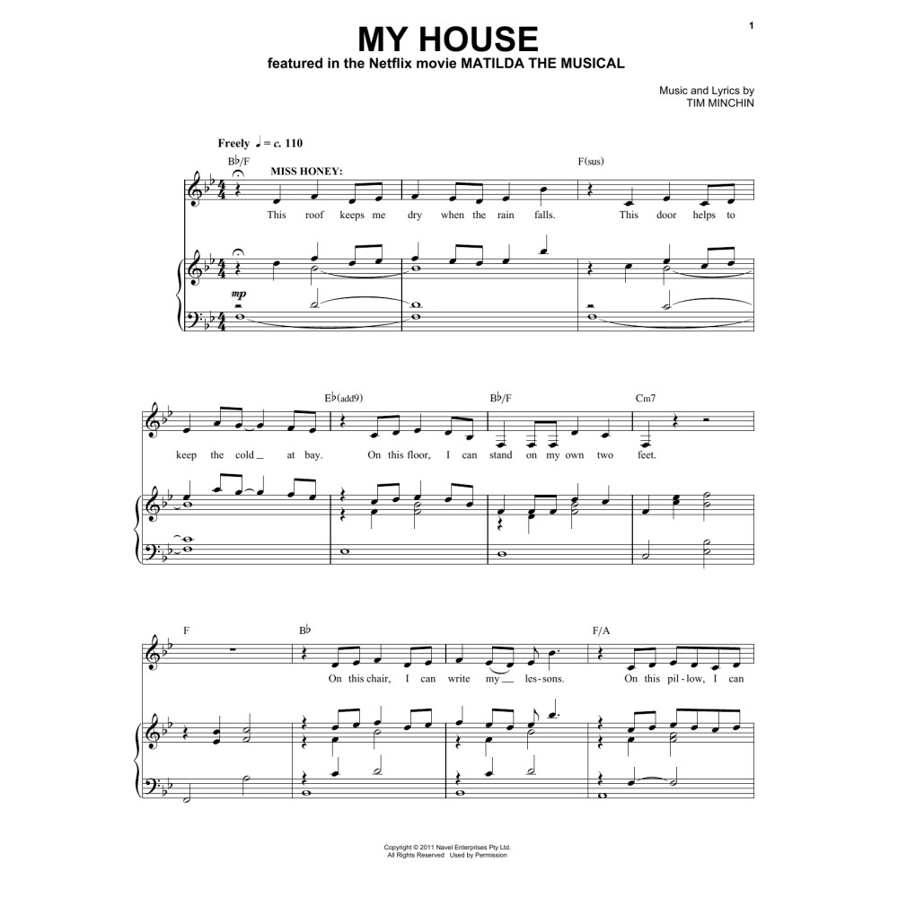 My House (from the Netflix movie Matilda The Musical)