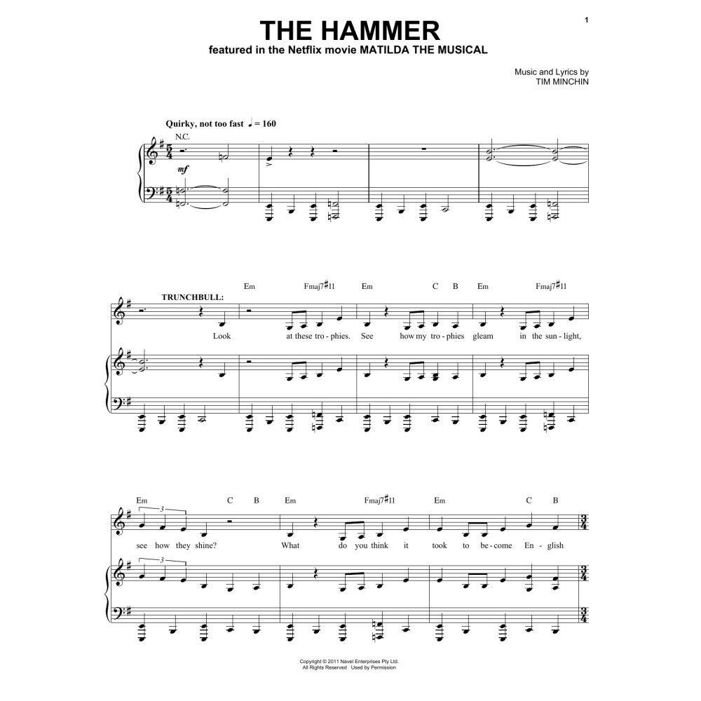 The Hammer (from the Netflix movie Matilda The Musical)