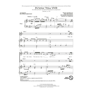 Know You Will (arr. Heather Sorenson)
