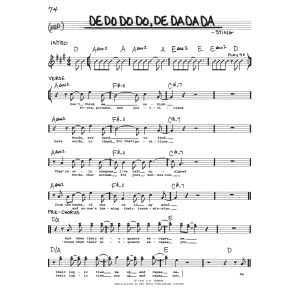 De Do Do Do, De Da Da Da