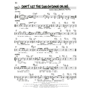 Don't Let The Sun Go Down On Me