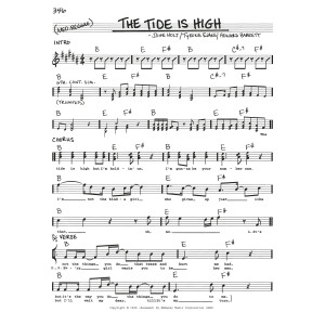 The Tide Is High