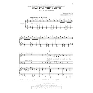 Sing For The Earth