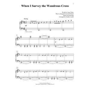 When I Survey The Wondrous Cross (arr. Glenda Austin)