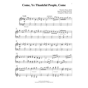 Come, Ye Thankful People, Come (arr. Glenda Austin)