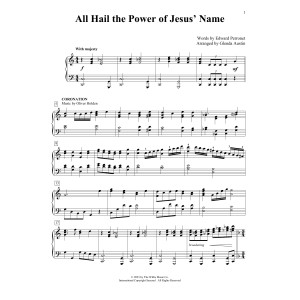 All Hail The Power Of Jesus' Name (arr. Glenda Austin)