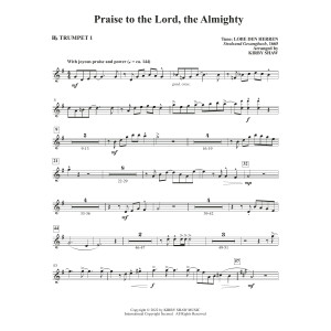 Praise To The Lord, The Almighty - Bb Trumpet 1