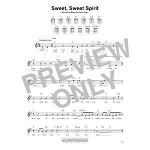 Sweet, Sweet Spirit