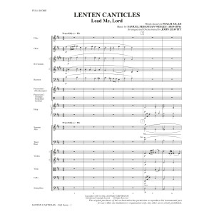 Lenten Canticles (A Passion Cantata) - Full Score