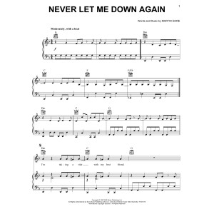 Never Let Me Down Again