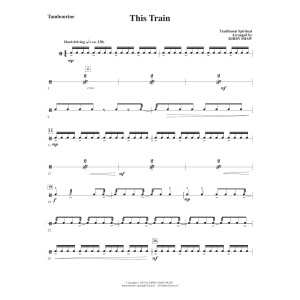 This Train (arr. Kirby Shaw) - Percussion