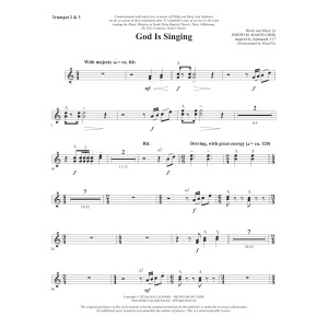 God Is Singing - Bb Trumpet 2,3