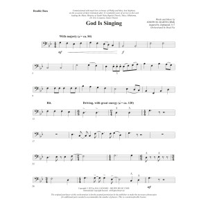 God Is Singing - Double Bass