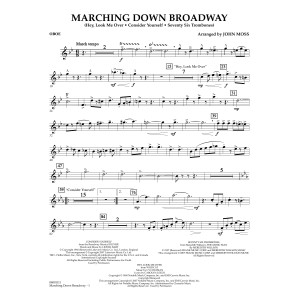 Marching Down Broadway - Oboe