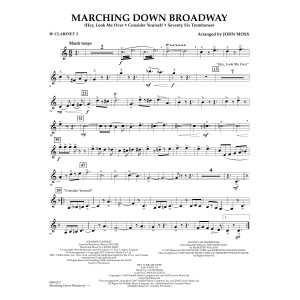 Marching Down Broadway - Bb Clarinet 2
