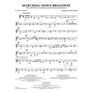 Marching Down Broadway - Eb Alto Clarinet