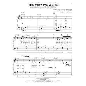 The Way We Were (arr. Phillip Keveren)