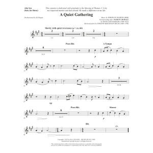 From Silence To Song - Alto Sax (sub. Horn)