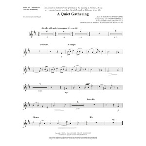 From Silence To Song - Tenor Sax/Bari TC (sub. Tbn)