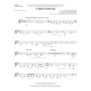 From Silence To Song - Clarinet (sub Viola)