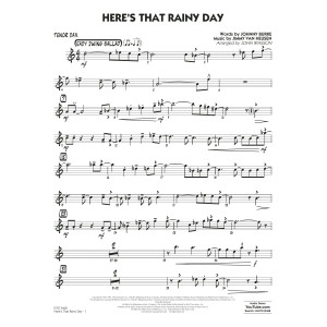Here's That Rainy Day (arr. John Wasson) - Tenor Sax