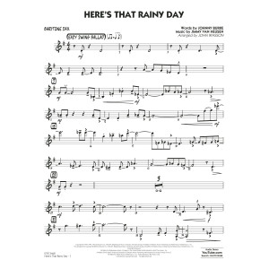 Here's That Rainy Day (arr. John Wasson) - Baritone Sax