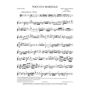 Toccata Marziale - 2nd Bb Clarinet