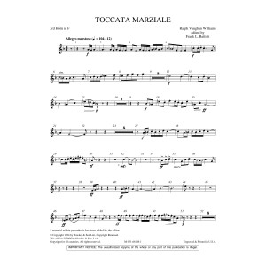 Toccata Marziale - 3rd Horn in F
