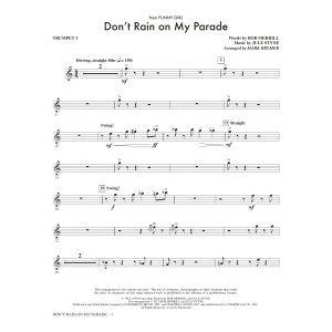 Don't Rain On My Parade (from Funny Girl) (arr. Mark Brymer) - Trumpet 1