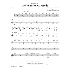 Don't Rain On My Parade (from Funny Girl) (arr. Mark Brymer) - Guitar
