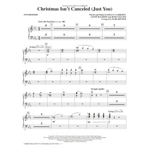 Christmas Isn't Canceled (Just You) (arr. Mark Brymer) - Synthesizer