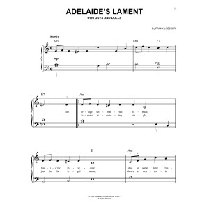 Adelaide's Lament (from Guys And Dolls)