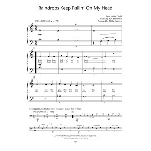 Raindrops Keep Fallin' On My Head (arr. Phillip Keveren)