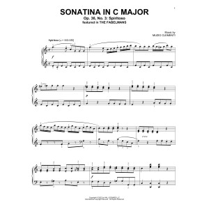 Sonatina In C Major (Op. 36, No. 3: Spiritoso)