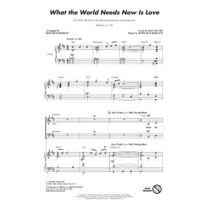 What The World Needs Now Is Love (arr. Roger Emerson)