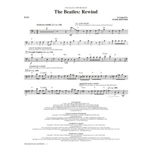 The Beatles: Rewind (Medley) (arr. Mark Brymer) - Bass
