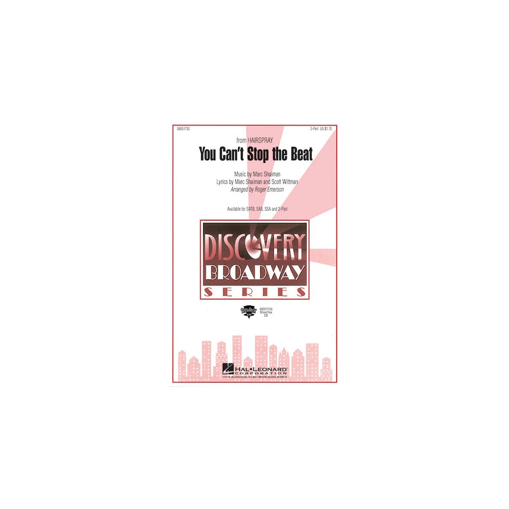 You Can't Stop The Beat (from Hairspray) (arr. Roger Emerson)