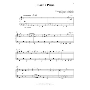 I Love A Piano (arr. Glenda Austin)