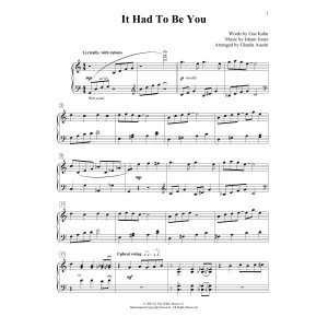 It Had To Be You (arr. Glenda Austin)