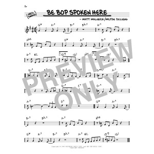 Be Bop Spoken Here