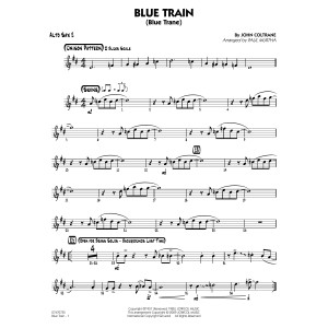 Blue Train (Blue Trane) (arr. Paul Murtha) - Alto Sax 2