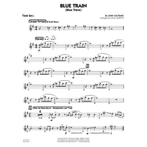 Blue Train (Blue Trane) (arr. Paul Murtha) - Tenor Sax 1