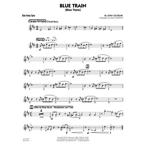Blue Train (Blue Trane) (arr. Paul Murtha) - Baritone Sax