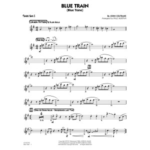 Blue Train (Blue Trane) (arr. Paul Murtha) - Tenor Sax 2